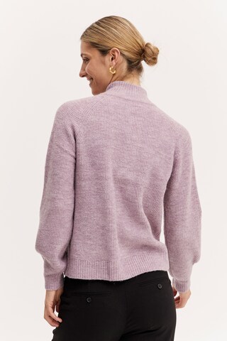 b.young Knit Cardigan 'MARTINE' in Purple