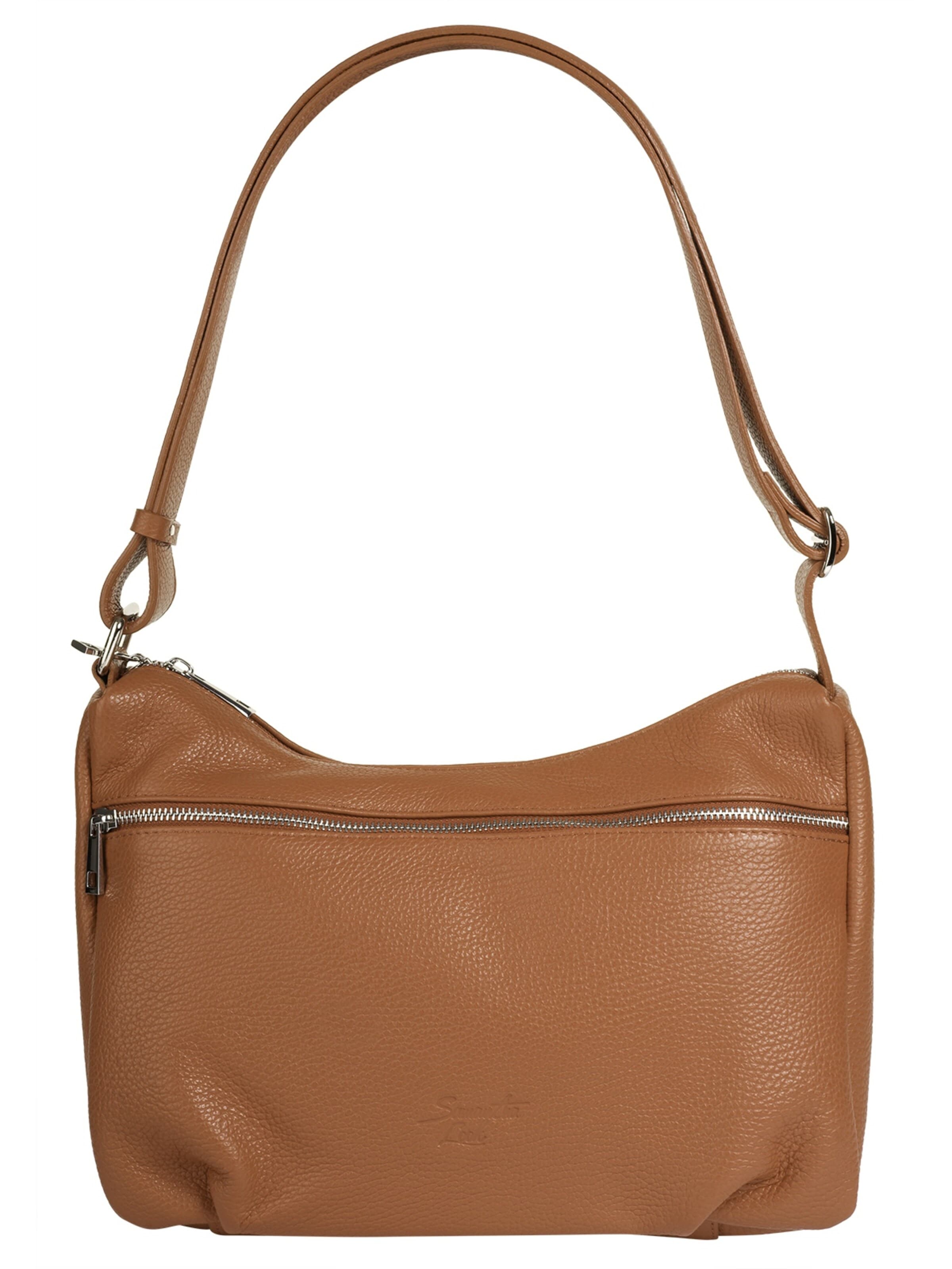 Samantha Look Shoulder Bag in Brown: front