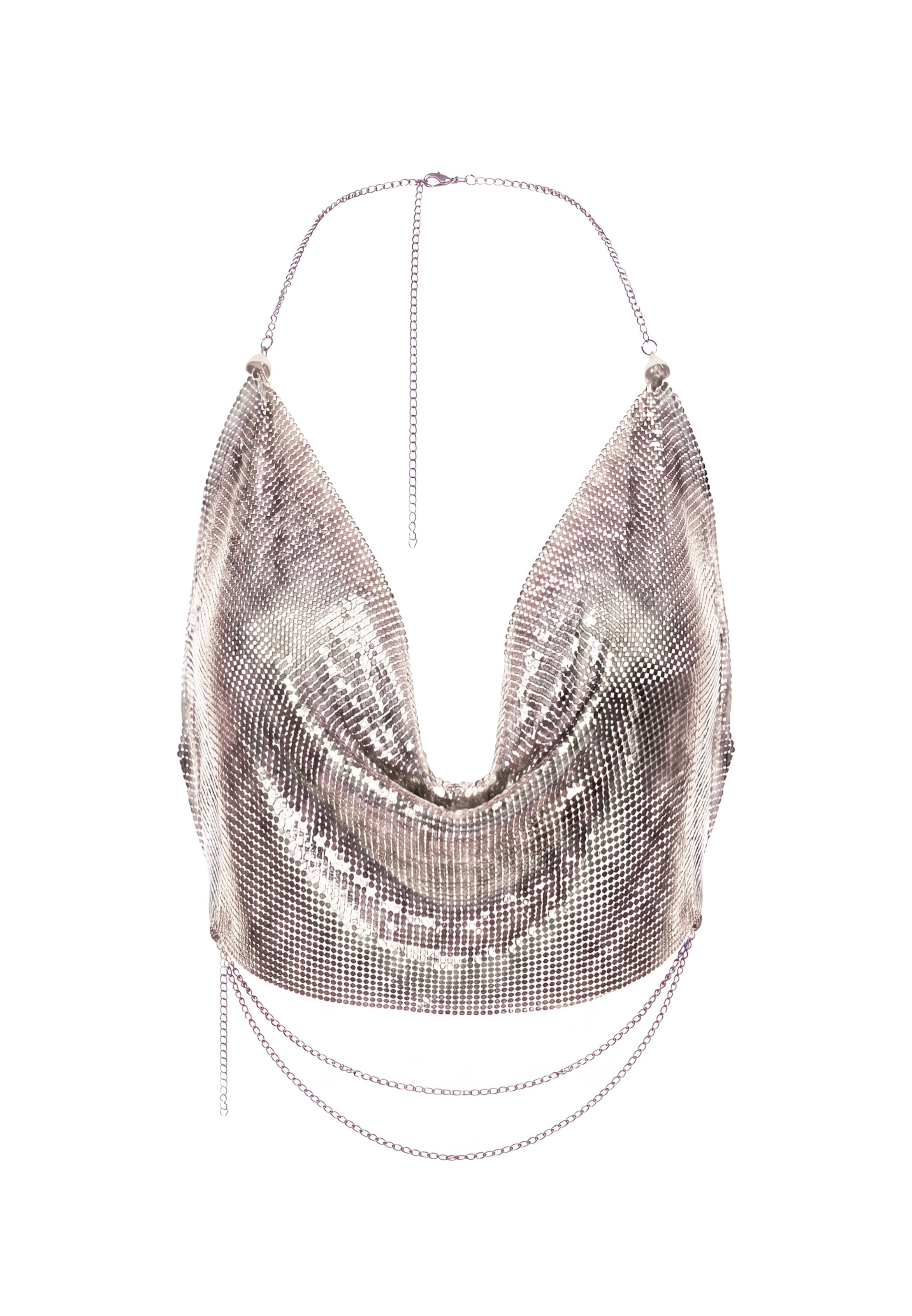faina Top in Goud: voorkant