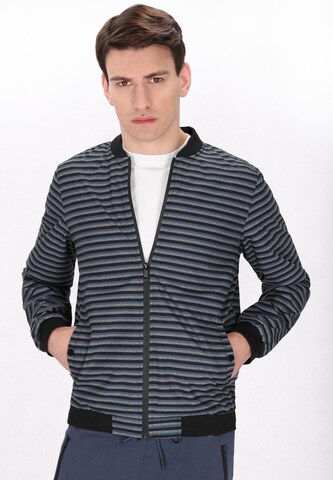 Mo ATHLSR Tussenjas in Blauw: voorkant