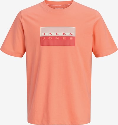 Jack & Jones Plus Paita 'JCOFUSION' koossa XXL värissä aprikoosi / verenpunainen / valkoinen, Tuotenäkymä
