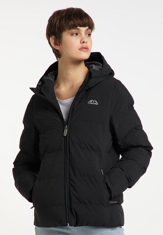 ICEBOUND - Chaqueta de invierno en negro: frente