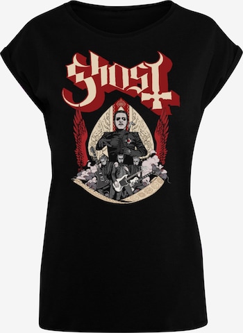 Merchcode Shirt 'Ghost - Wings of fate' in Zwart: voorkant