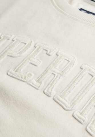 Superdry Sweatshirt 'Athletic Essentials' in White