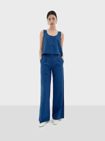 Thinking MU Loosefit Παντελόνι ' MANOLITA ' σε μπλε