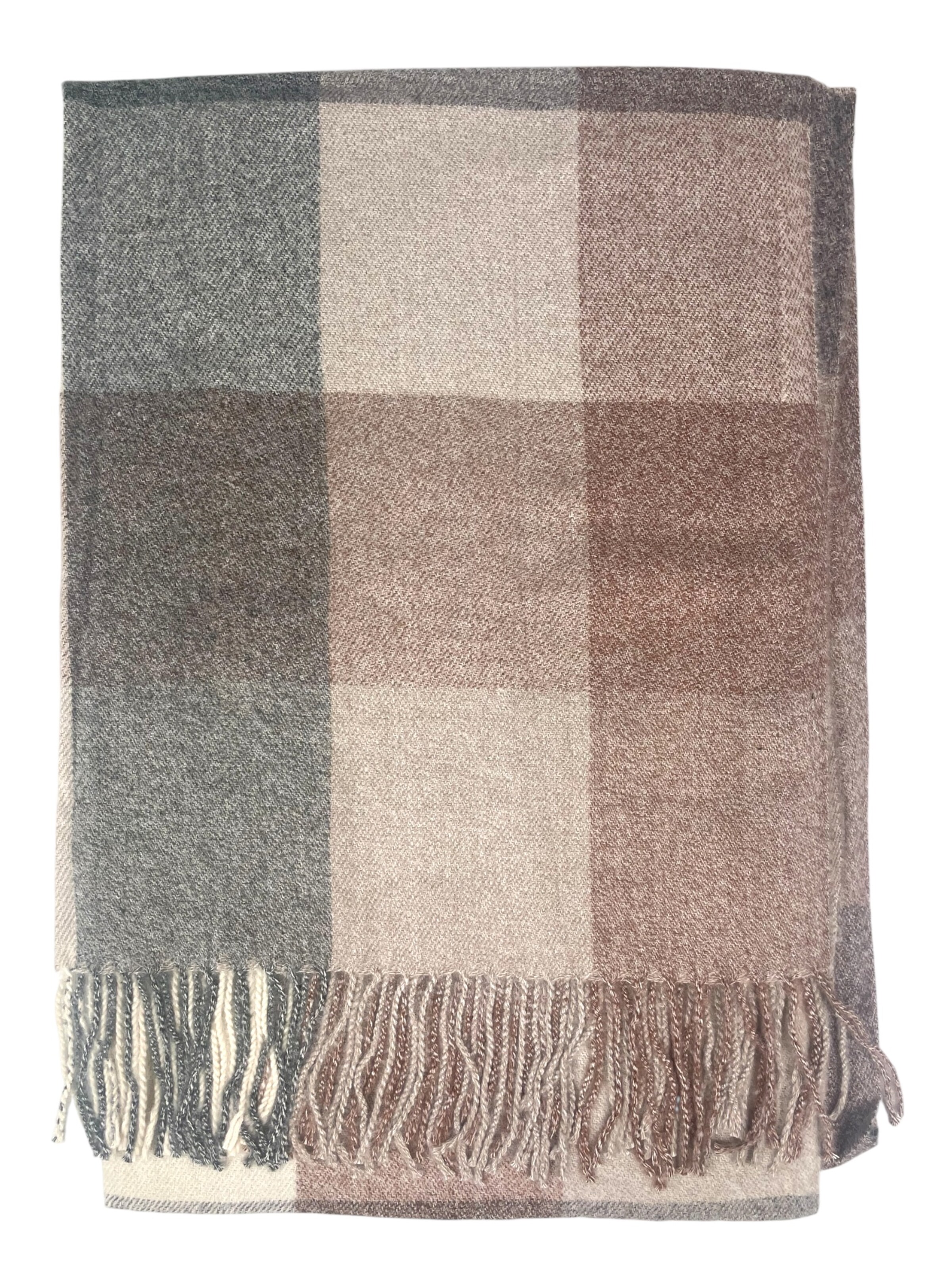 Kumixi Oversized Scarf in Beige