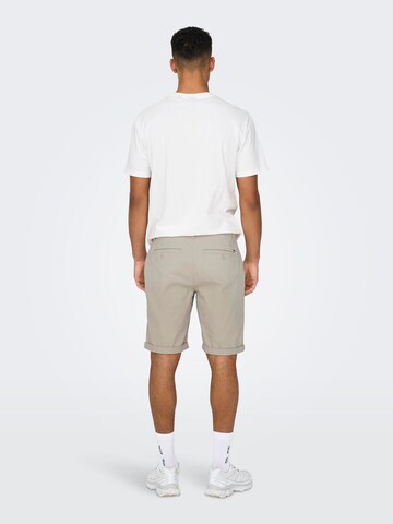 Only & Sons Regular Shorts 'Peter' in Grau