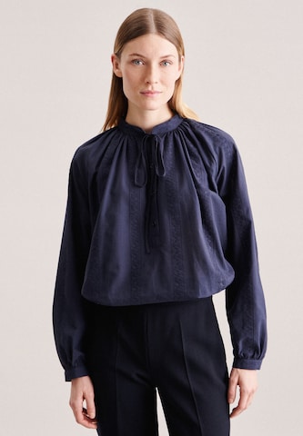 SEIDENSTICKER Blouse in Blue: front