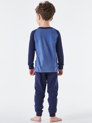 SCHIESSER Pajamas 'Take It Easy' in Blue