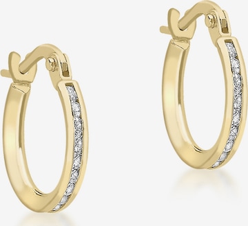 Lucardi Ohrringe in Gold: Vorderseite