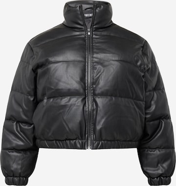 PIECES Curve Between-season jacket 'JEVI' in Black: front