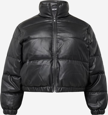 Veste mi-saison 'JEVI' PIECES Curve en noir : devant