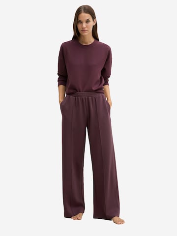 Sweat-shirt ' Modal Allure ' Marc O'Polo en rouge : devant