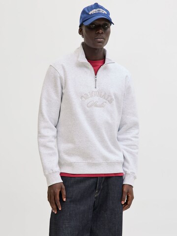 JACK & JONES Sweatshirt in Wit: voorkant