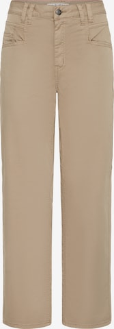 Pantalon 'PZEVELYN' Pulz en beige : devant