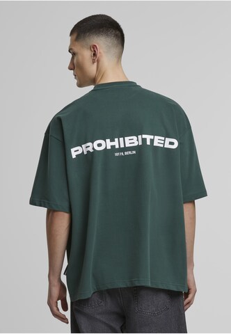 Prohibited T-Shirt in Grün: Vorderseite