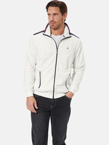 BABISTA Sweatvest 'Mirdon' in Wit: voorkant