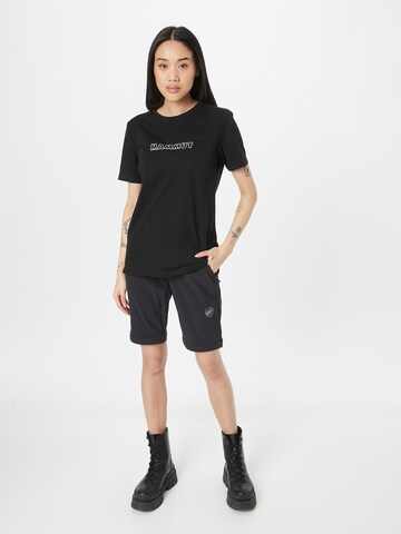 T-shirt fonctionnel MAMMUT en noir