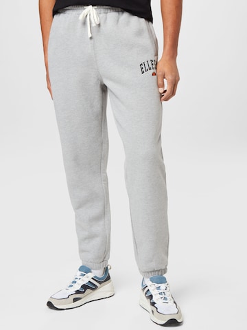 ELLESSE Tapered Pants in Grey: front