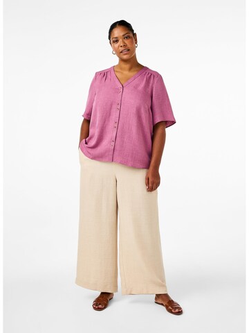 Zizzi Bluse 'CAALABAMA' i pink