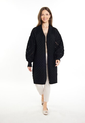 Usha Knit cardigan 'Sivene' in Black