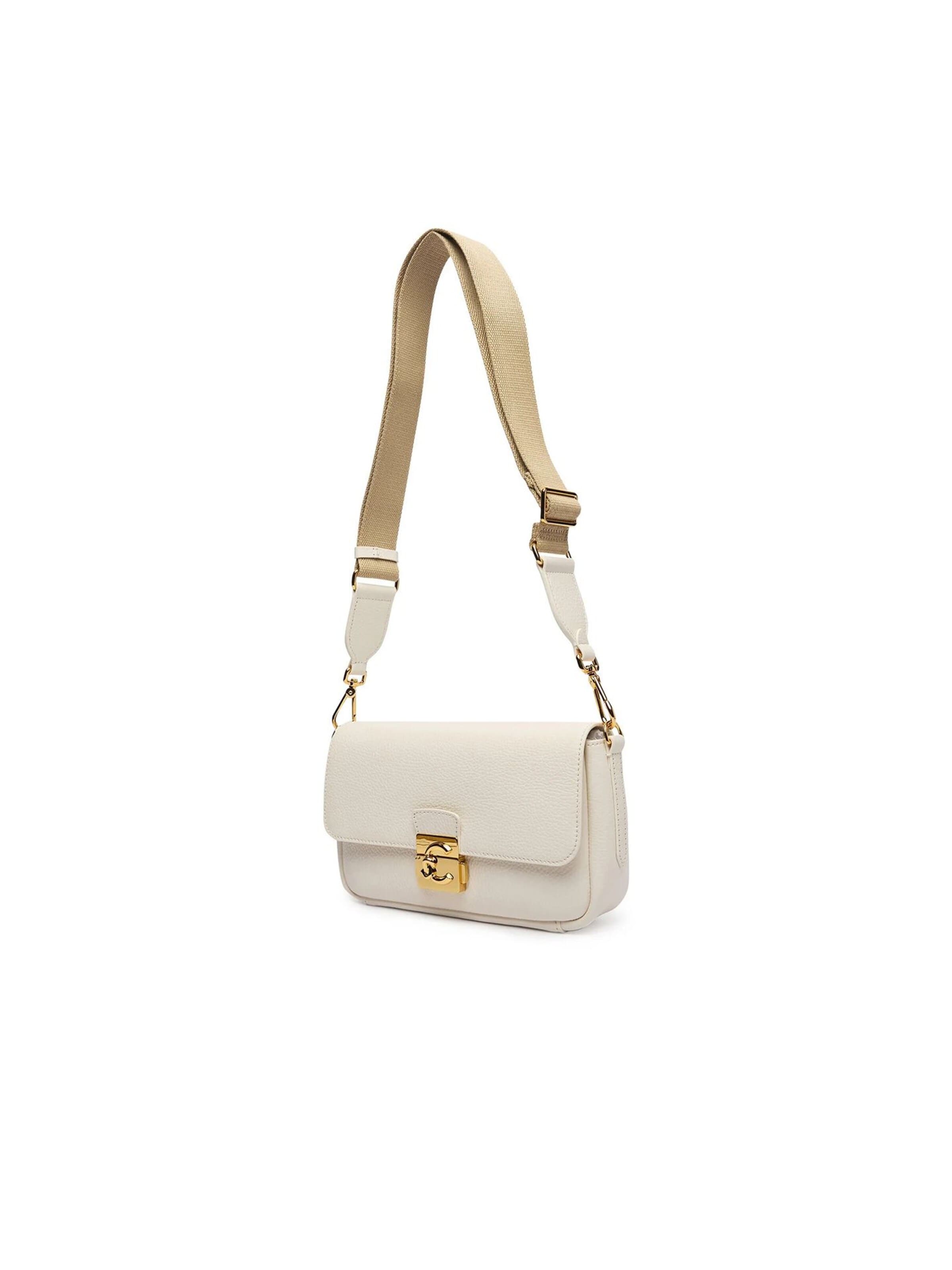 Coccinelle Handtasche 'C-Me Lock'‌‌‌‌‌‌ in Weiß
