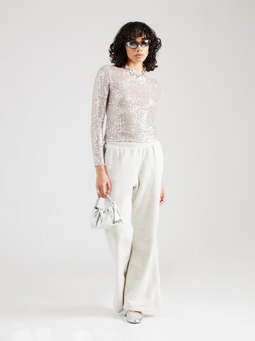 WEEKDAY Wide Leg Hose 'Beata' in Grau