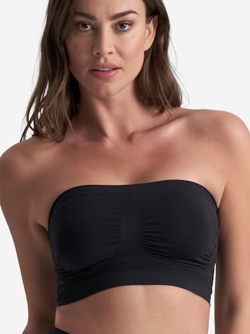 Bye Bra - Sujetador 'Soft Touch Seamless Tube Top' en negro: frente