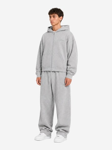 Veste de survêtement 'Zip Hoodie - Grey Melange' 4thD en gris