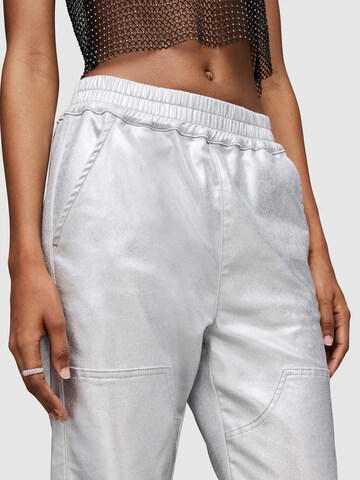 AllSaints Tapered Pants 'YARA' in Silver