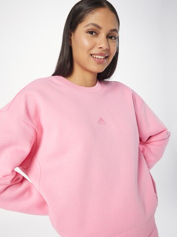 ADIDAS SPORTSWEAR Sportsweatshirt 'All Szn Fleece' in Pink