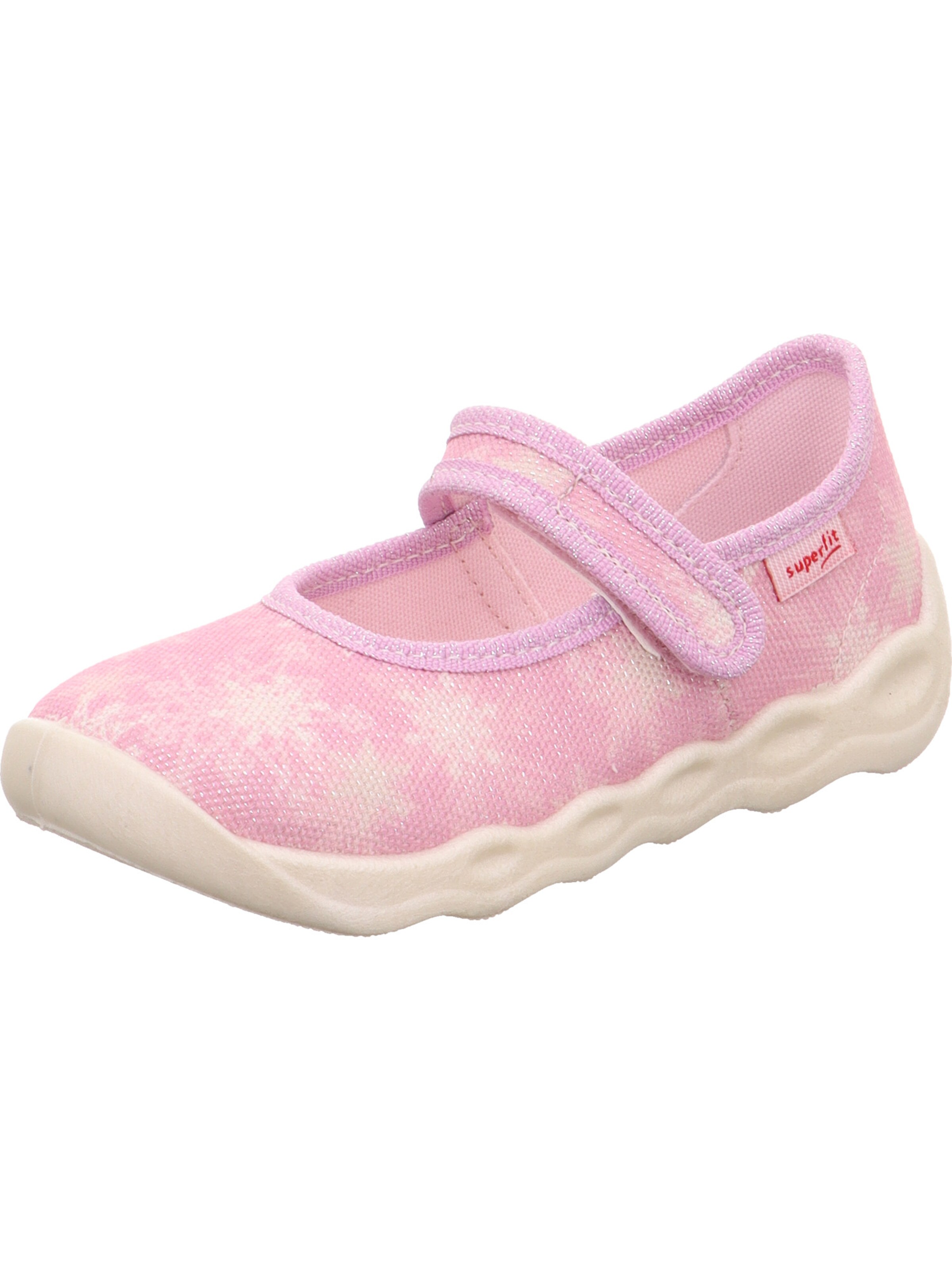 SUPERFIT Hausschuh 'Bubble' in Pink: Vorderseite