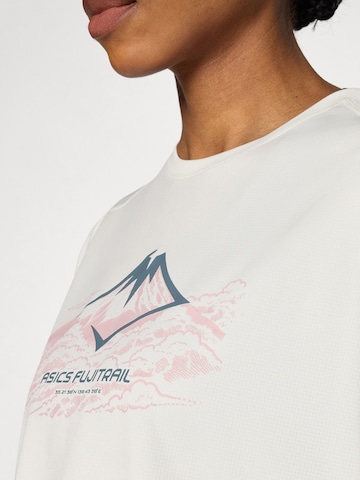 ASICS Функционална тениска 'Fujitrail' в бяло
