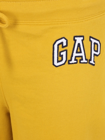 Gap Tall Regular Broek in Geel