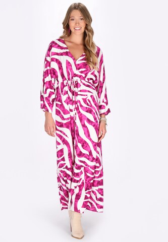 Robe 'Festival' IZIA en rose : devant