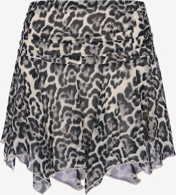 Jupe faina en noir : devant