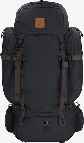 Zaino sportivo 'Kajka 100' di Fjällräven in nero: frontale