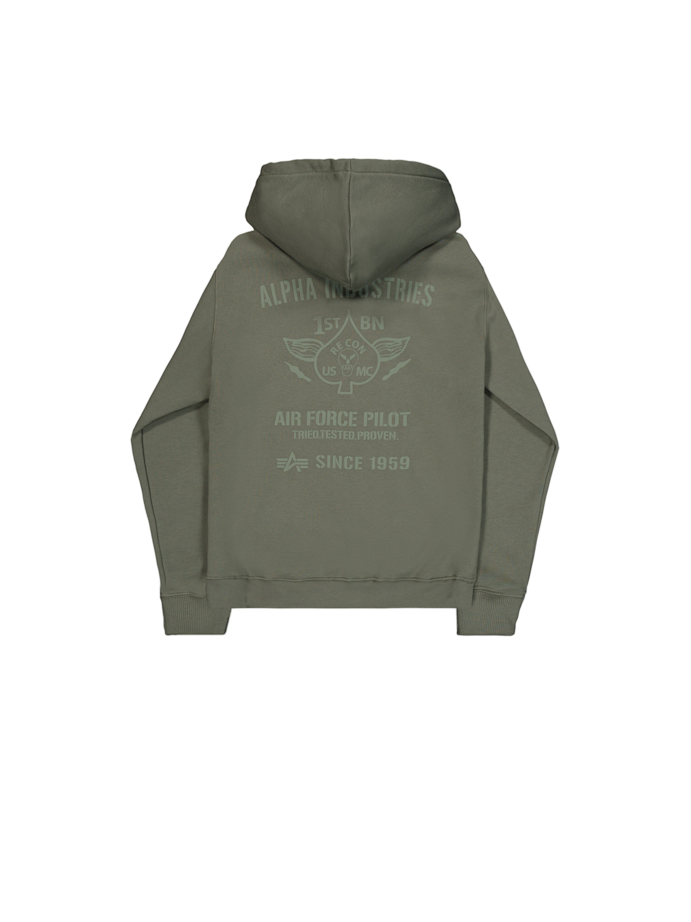 ALPHA INDUSTRIES Sweatshirt 'Air Force' in Green