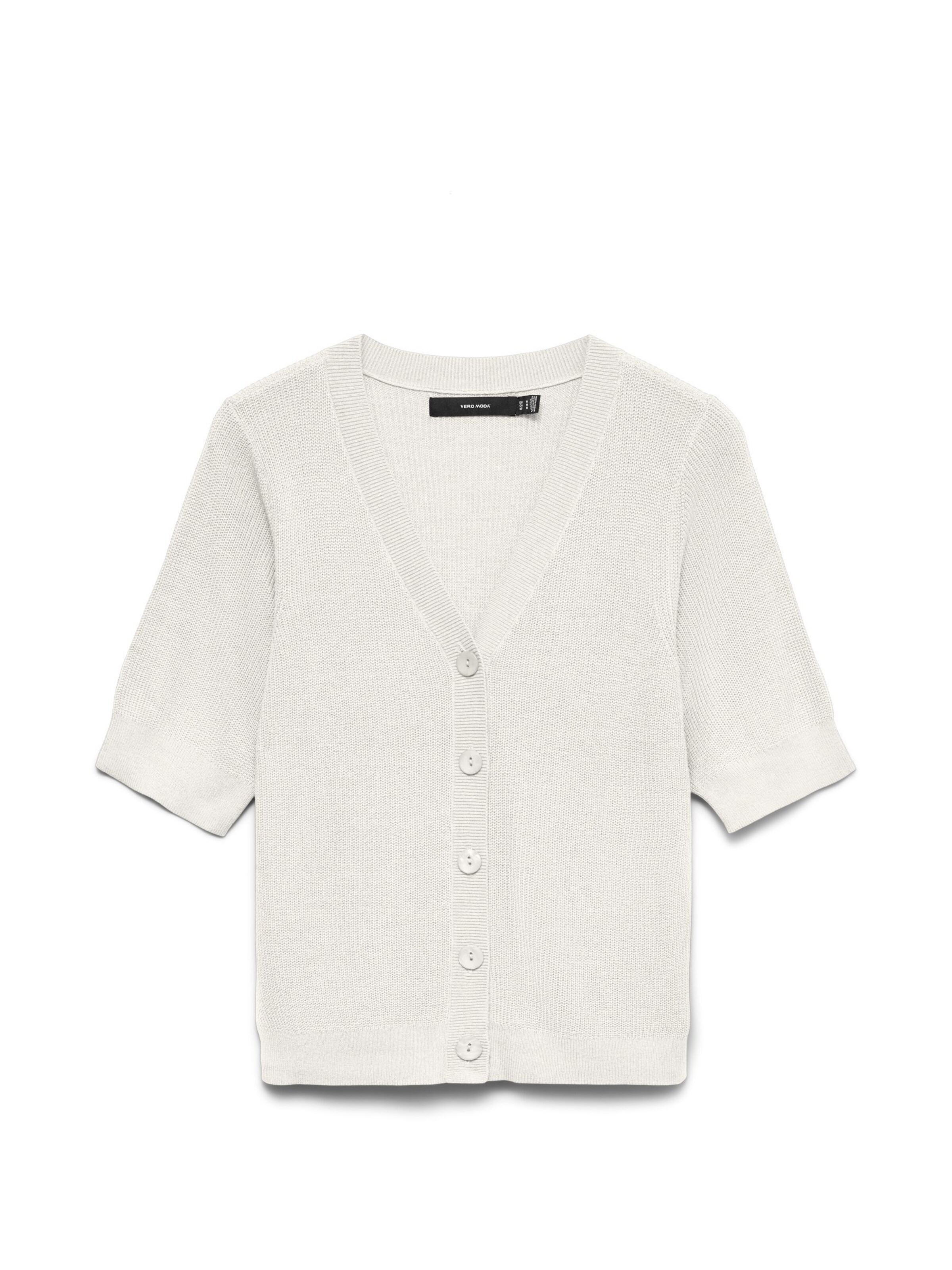 Cardigan 'VMNewflex' VERO MODA en blanc : devant