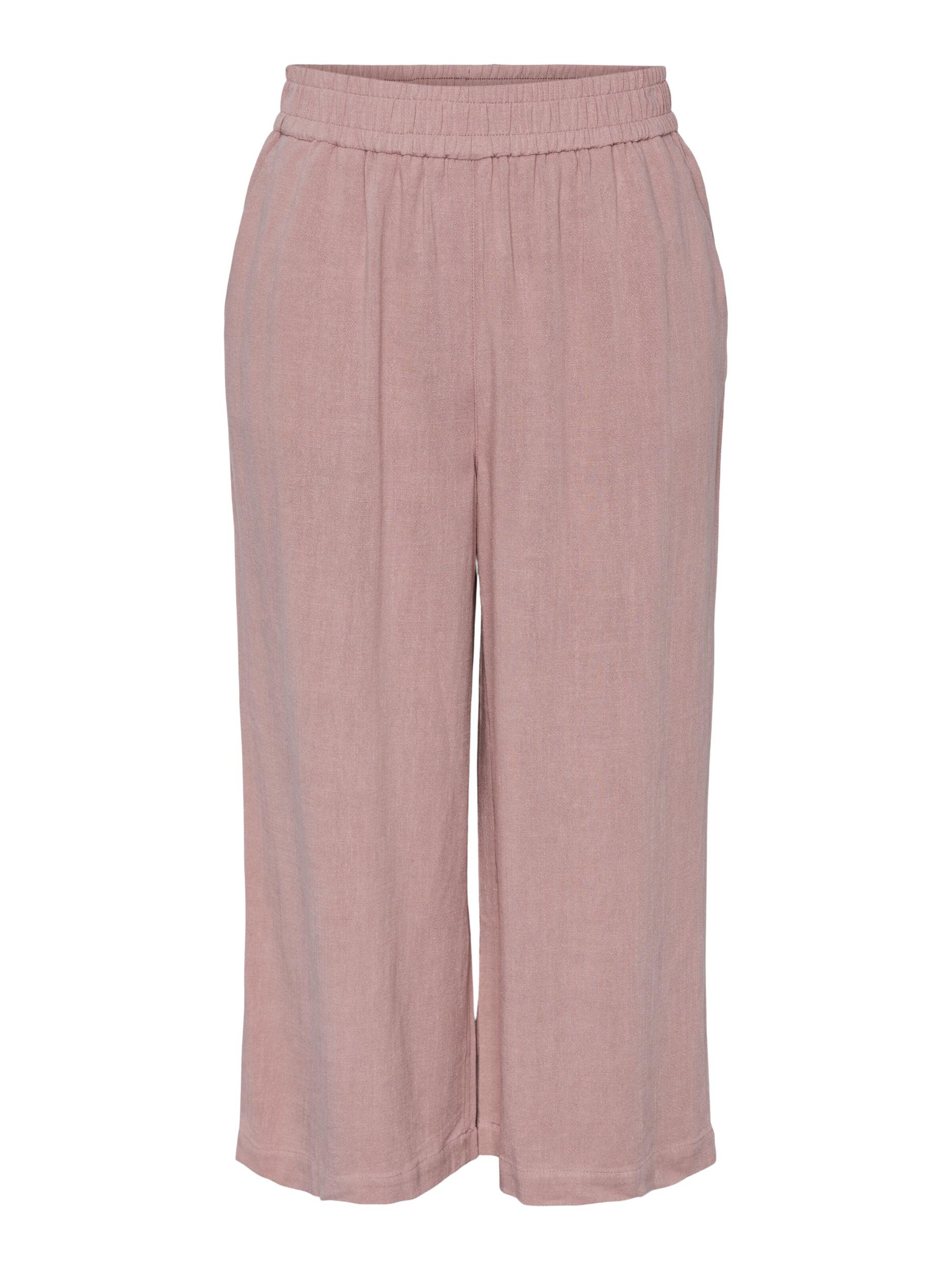 Loosefit Pantalon 'Vinsty' PIECES en rose : devant