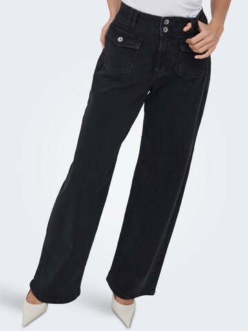 ONLY Wide leg Τζιν 'ONLHOPE' σε μαύρο