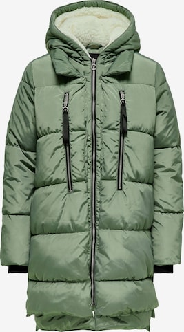 ONLY Winter Coat 'New Nora' in Green: front