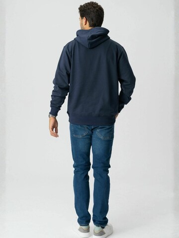 TEESHOPPEN Pulóver ' Hoodie ' - kék