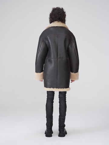 VESPUCCI BY VSP Winter Coat 'Eleonore' in Brown