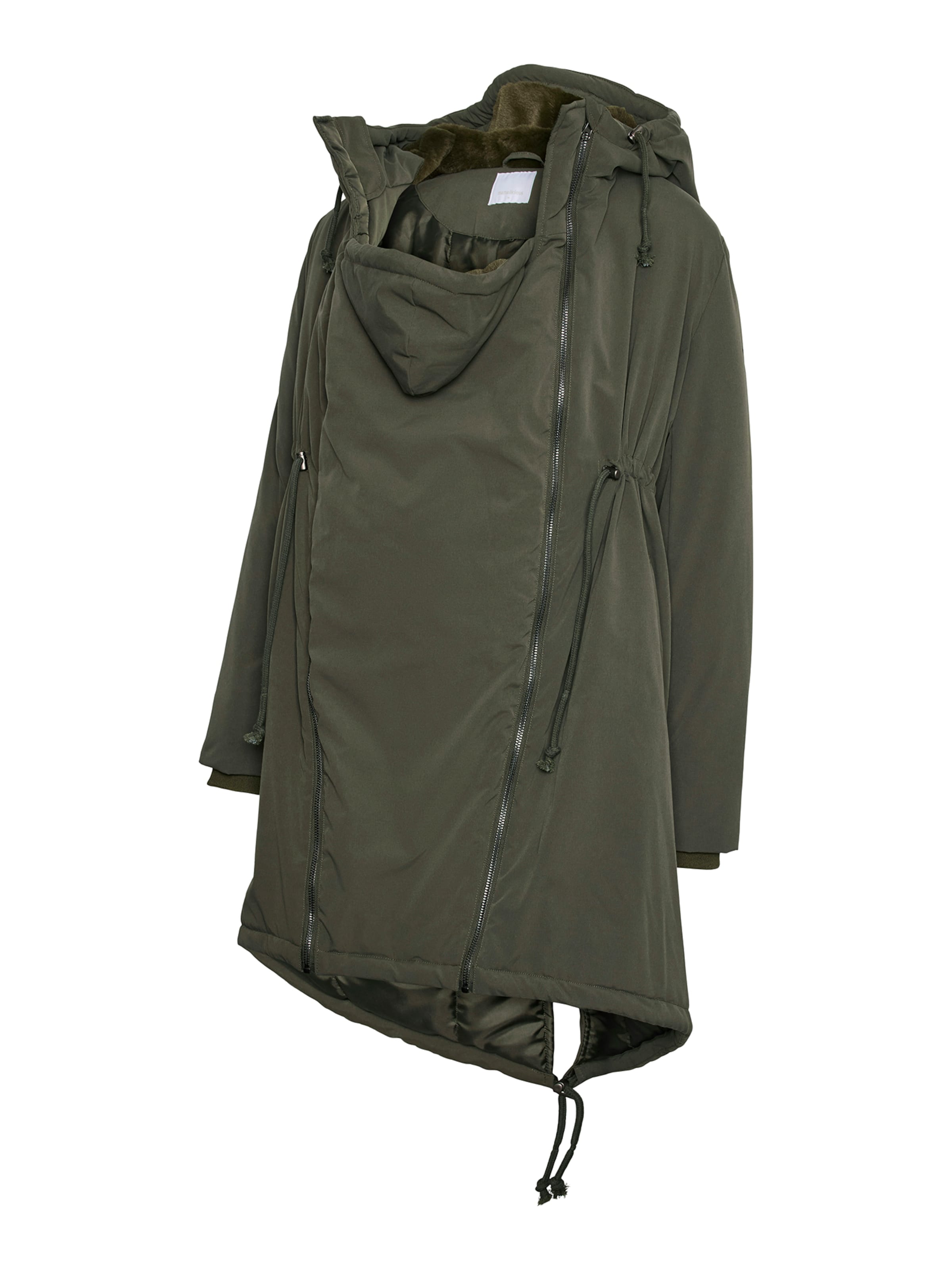 MAMALICIOUS Χειμερινό παρκά σε γκρι: μπροστά