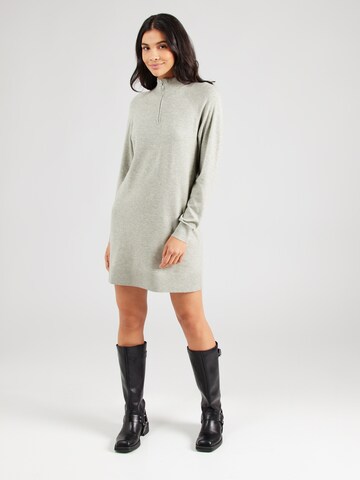 VERO MODA Knit dress 'VMHAPPINESS' in Grey: front
