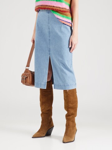 Gonna 'Annabeth' di SOAKED IN LUXURY in blu: frontale