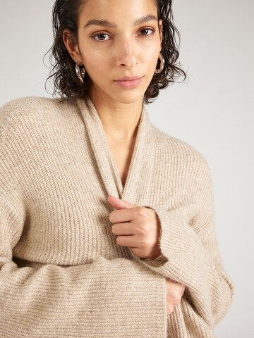 JDY Knit cardigan 'HUDSON' in Beige