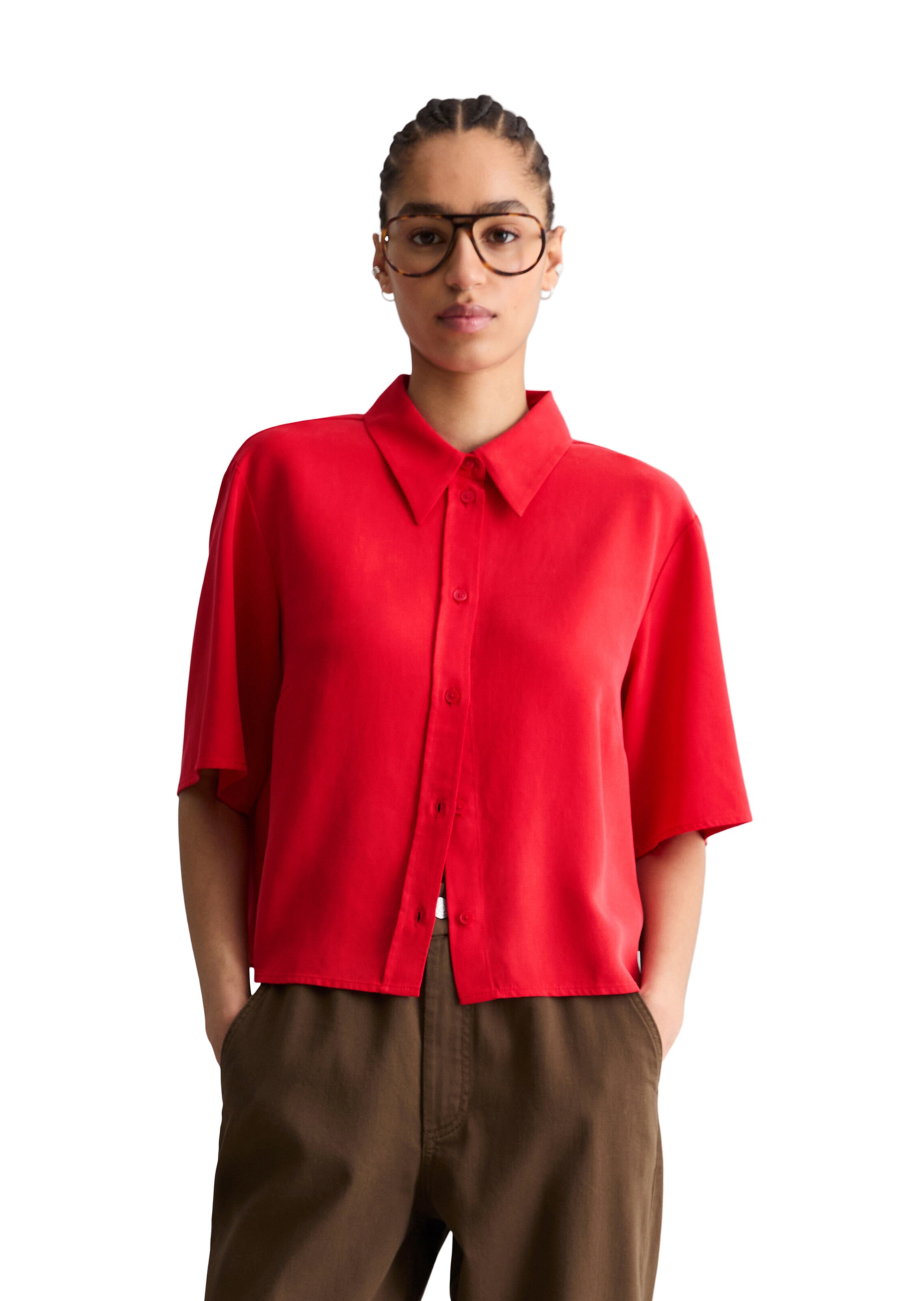 Marc O'Polo DENIM Bluza | rdeča barva: sprednja stran