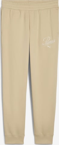 PUMA Workout Pants in Beige: front